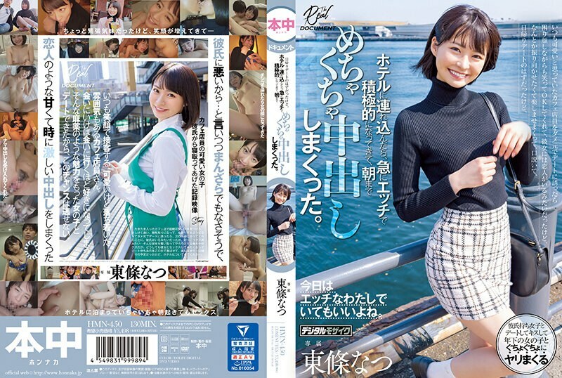 HMN-450-UNCENSORED-LEAK ชวนสาวเซอร์เวอร์คาเฟ่สุดน่ารักออกเดท แล้วรีบพาเข้าโรงแรม จนเธออีแบบหื่นจัดชาร์จเต็มกำลังตอนกลางคืน (ไม่เซ็นเซอร์) โตจょう なつ